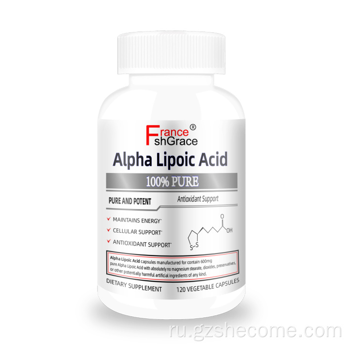 Новое прибытие Антиоксидантная поддержка альфа -липоевой кислоты